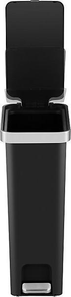 Actual product image EKO Hana Slim foot pedal bin, capacity 40 l, WxHxD 265 x 645 x 455 mm, black. (40 l)