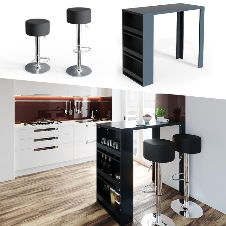 Actual product image Vicco Bartisch-Set (117 x 57 x 106 cm)