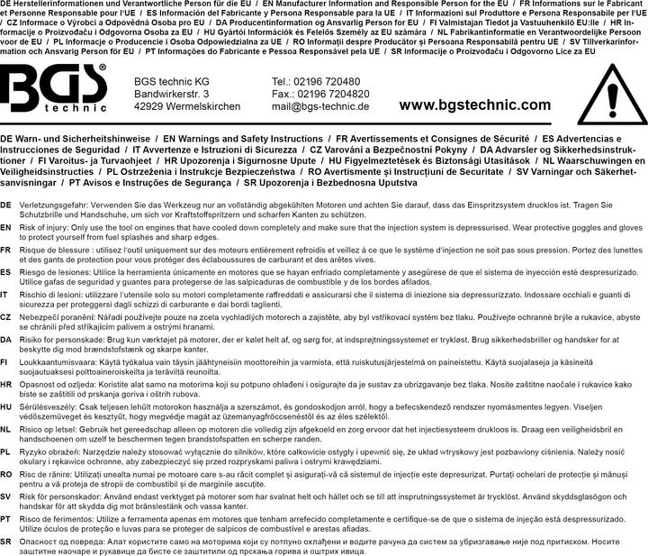 Immagine prodotto BGS Artiglio di estrazione dell'iniettore 13 mm