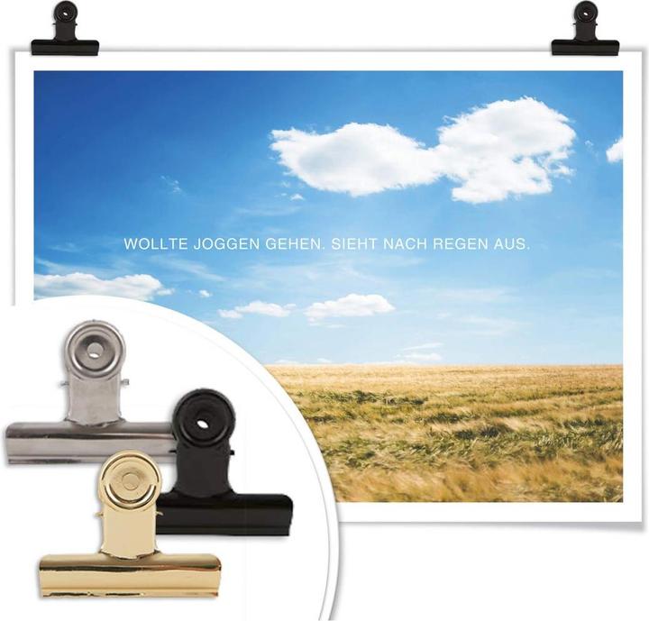 Immagine prodotto Trenddeko Voleva andare a correre...... (80 x 60 cm)