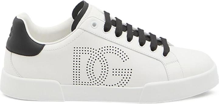 Produktbild Dolce & Gabbana portofino light sneakers in black and white leather (43)