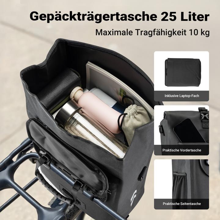 Produktbild Wiltec Gepäckträgertasche (25 l, Gepäckträgertasche)