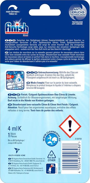 Produktbild Finish Citro-Fresh (Flüssig, 60 x)