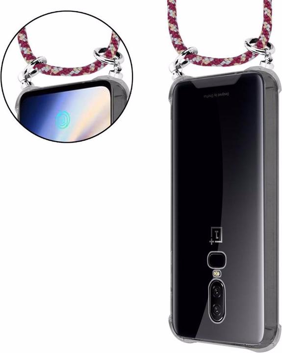 Produktbild Cadorabo TPU Handy Kette SILBER Cover