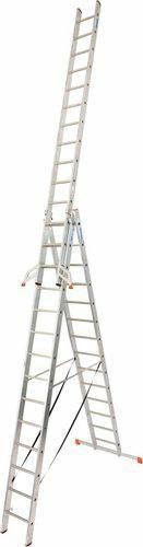 Krause Multi-purpose ladder MONTO Tribilo aluminium 3x 14 rungs, H: 412.0 cm (Multi-purpose ladder, 412 cm)