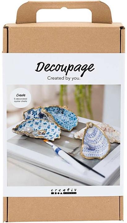 Productafbeelding Creativ Company Bastelset Decopatch Muscheln-Schalen