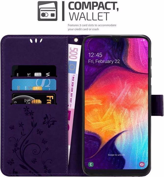 Actual product image Cadorabo Flower Book Cover (Samsung Galaxy A50s, Samsung Galaxy A30s)