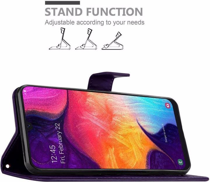 Actual product image Cadorabo Flower Book Cover (Samsung Galaxy A50s, Samsung Galaxy A30s)