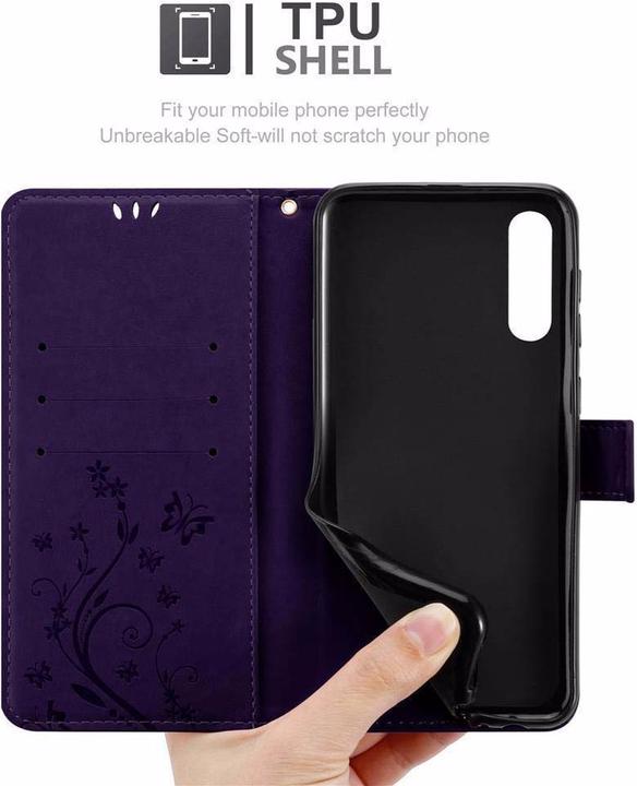 Actual product image Cadorabo Flower Book Cover (Samsung Galaxy A50s, Samsung Galaxy A30s)