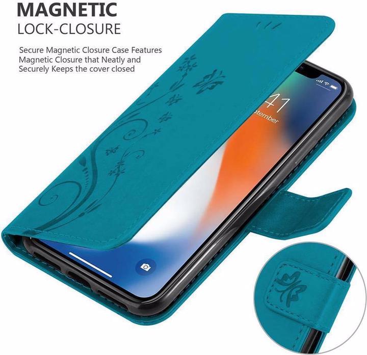 Produktbild Cadorabo Flower Book Cover (Apple iPhone XR)