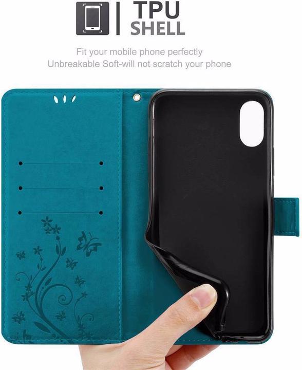 Produktbild Cadorabo Flower Book Cover (Apple iPhone XR)
