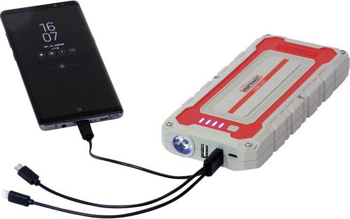 Actual product image Dino Quick start system, jumper cable 12V 1500A 62.9Wh 136150 jump start current (12 V)= (1500 A, 4250 mAh)