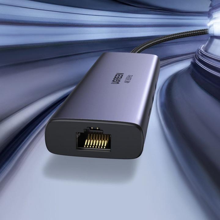 Produktbild Ugreen 7in1 Multifunktions-HUB (USB-C, 7 Ports)