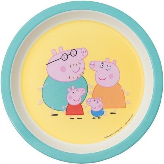 Produktbild Petit Jour Paris Maison Petit Jour Melamin Teller, Peppa Pig Eltern