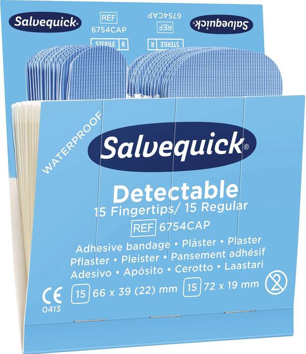 Image du produit Salvequick Recharge de bandes de pansements détectables (30 x)
