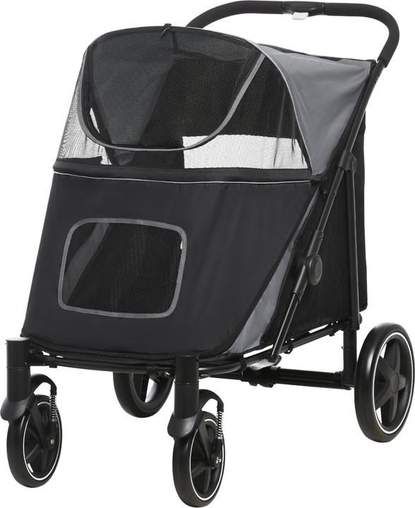 Immagine prodotto PawHut Passeggino per cani con due guinzagli di sicurezza (Cane)