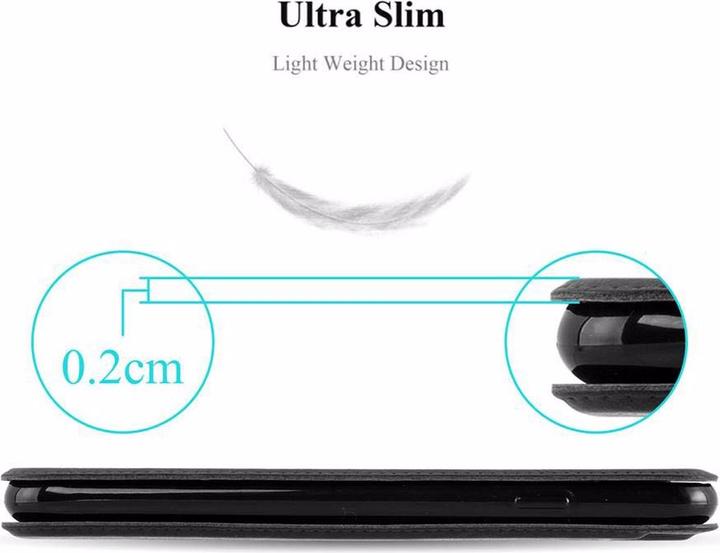 Actual product image Cadorabo Book with View double window cover (Samsung Galaxy S6 Edge+)