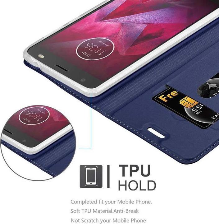 Actual product image Cadorabo Book Classy Style Cover (Motorola Moto Z)