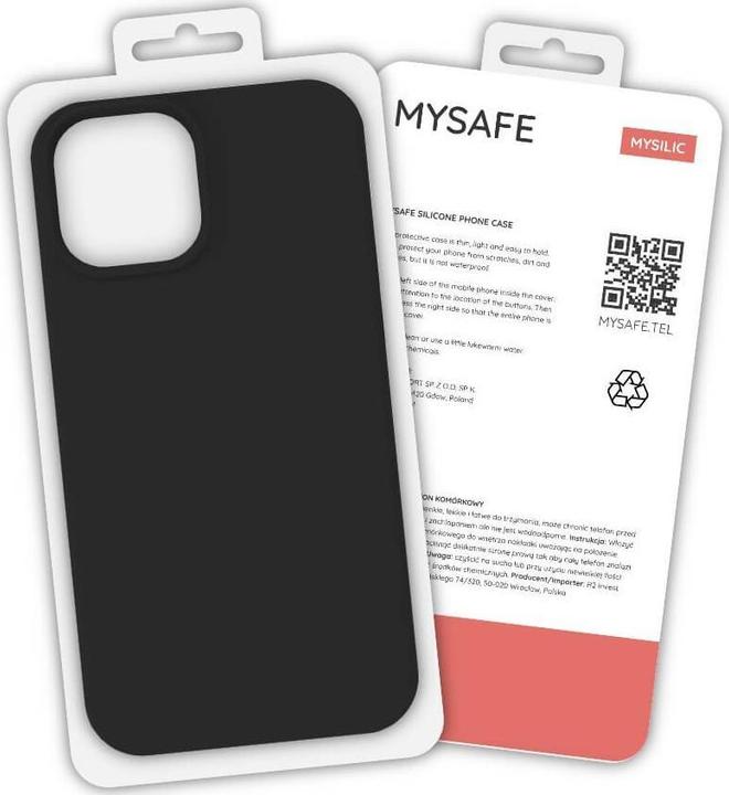 Mysafe Silicone Case Samsung Galaxy M51 Black Box (Samsung Galaxy M51)
