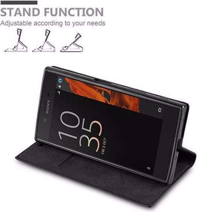 Productafbeelding Cadorabo Boek Onzichtbare Magneethoes (Sony Xperia X Compact)