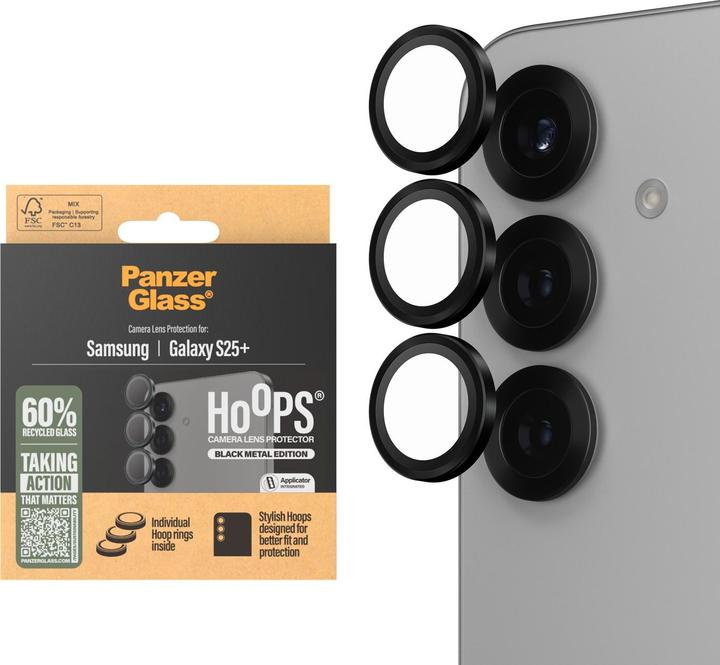 Produktbild PanzerGlass Kameraschutz (1 Stück, Samsung Galaxy S25+)