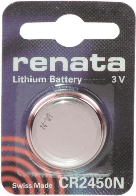 Actual product image Renata Knopfzelle RE2450N CR2450N (1 pcs., CR2450, 540 mAh)
