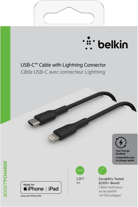 Produktbild Belkin C – Lightning (1 m, USB 2.0)