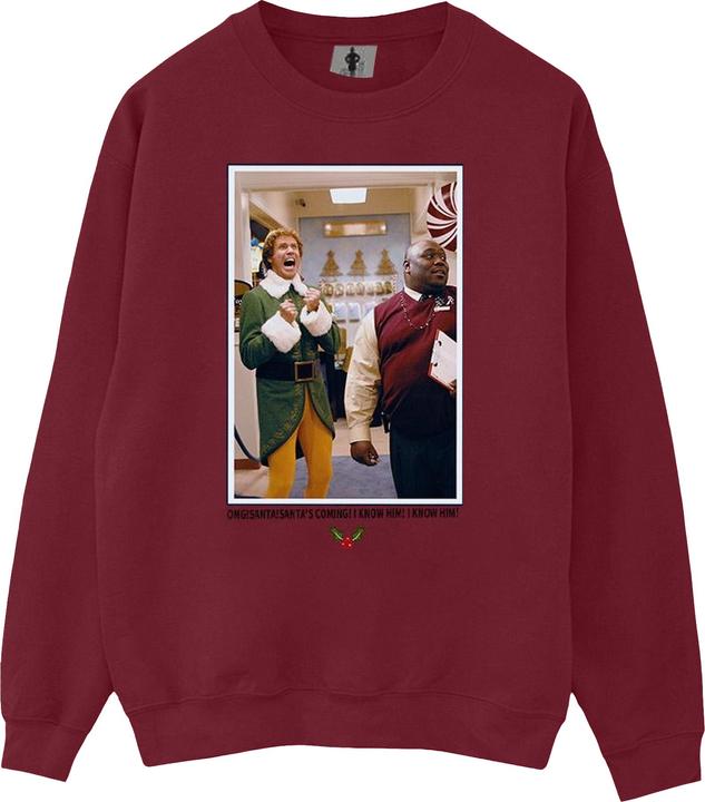 Elf OMG Santa Photo Sweatshirt (S)