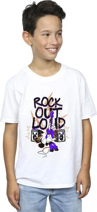 Actual product image Disney Boys Mickey Mouse Rock Out Loud T-Shirt (140, 146)