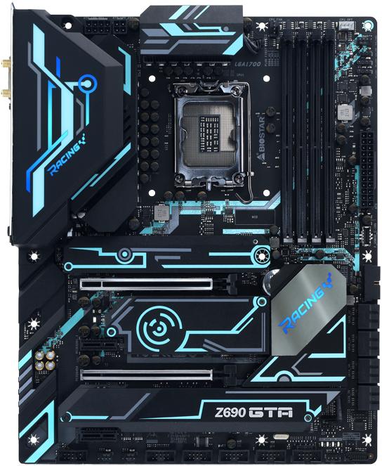 Immagine prodotto Biostar MB Z690 GTA Z690,S1700DDR4,Intel (LGA 1700, Intel Z690H, ATX)
