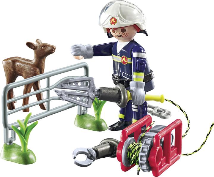 Actual product image Playmobil Fire Brigade Animal Rescue (71467, Playmobil Action Heroes)