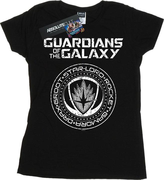 Actual product image Womens/Ladies Guardians Of The Galaxy Vol. 2 Distressed Seal Cotton T-Shirt (XXL)