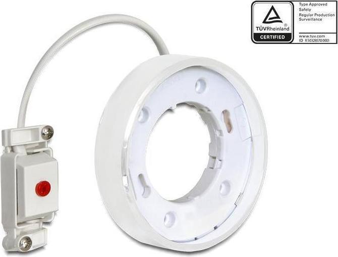 Immagine prodotto Delock Illuminazione GX53 Portalampada Rotondo F Bianco