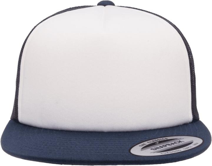 Produktbild Flexfit Schaumstoff Trucker Kappe Weisse Front (One Size)