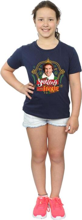 Immagine prodotto Elf Buddy Smiling Maglietta Ragazze (152, 158)