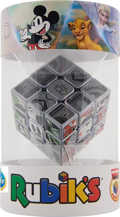 Ravensburger 76545 - Rubiks Kubus Disney 100 - De Disney Kubus in exclusieve platina look, voor 100 (3 x 3)