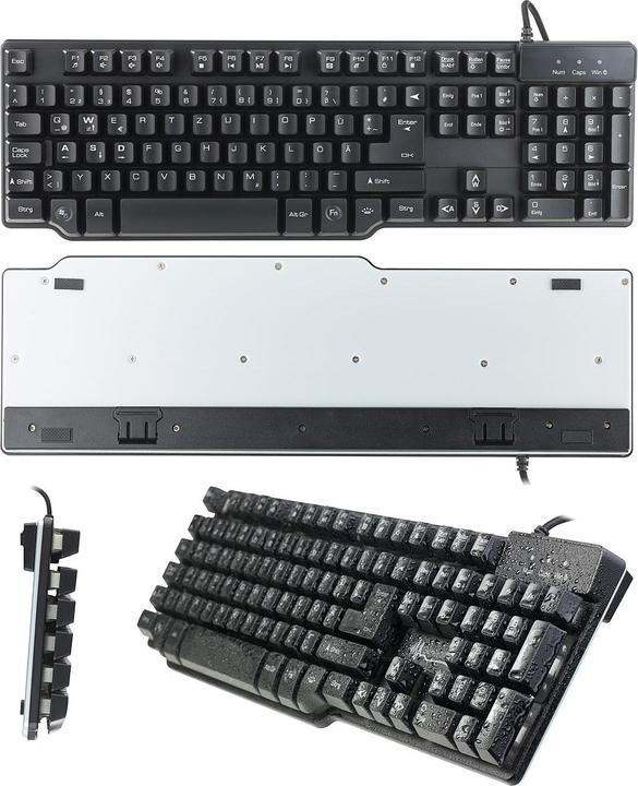 Produktbild GeneralKeys Halbmechanische USB-Gaming-Tastatur (DE, Kabelgebunden)