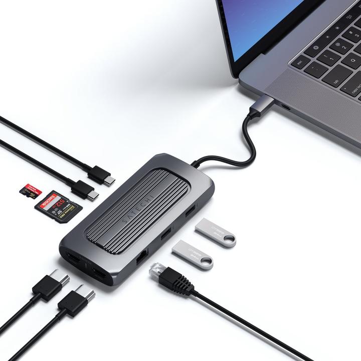 Actual product image Satechi St-Ucmxam (USB-C, 10 Ports)