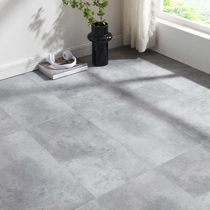 Actual product image neu.holz SPC Klickboden Aldire 120 St. 22,326 m² Betonoptik () (Vinyl floor, 22.33 m²)
