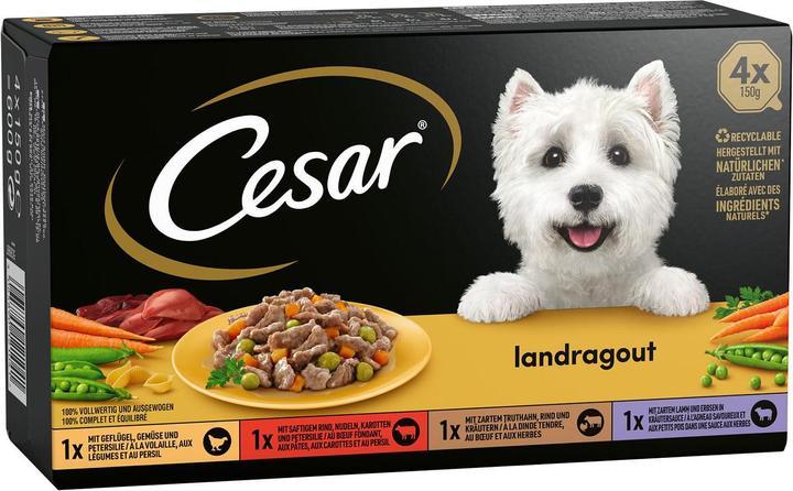 Immagine prodotto Cesar Culinaria Multipack (Adulto, 4 pz., 150 g)