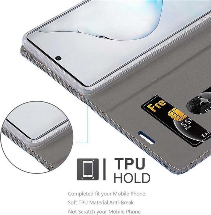 Actual product image Cadorabo Book Jeans Optics Cover (Samsung Galaxy Note 10)
