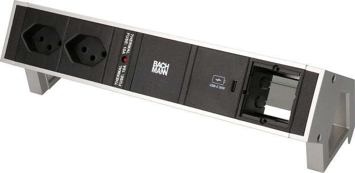 Image du produit Bachmann DESK 2 bâtis de prises de table, 2x T13, 1x USB C, 1x Custom (2 x, Type 13, 0.20 m)
