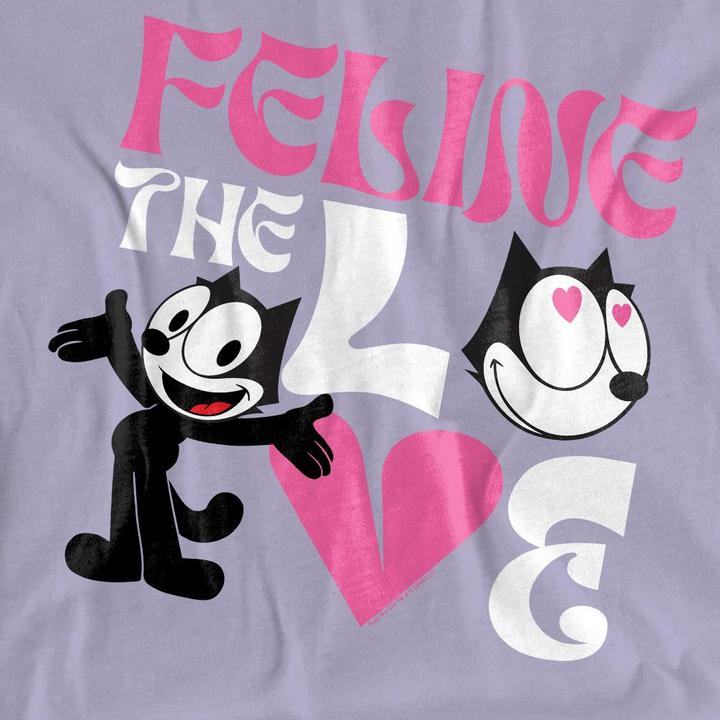 Actual product image Universal Textiles Unisex Adult Feline The Love T-Shirt (XXL)