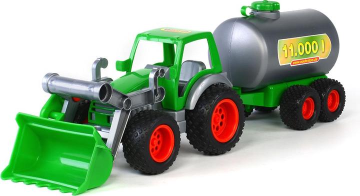 Actual product image Polesie Tractor met Voorlader en Tanker