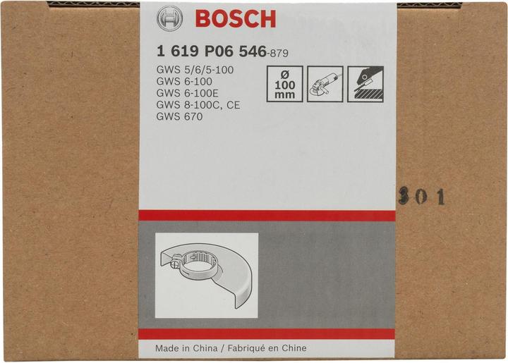 Produktbild Bosch Professional Zubehör Schutzhaube ohne Deckblech zum Schleifen, 100 mm