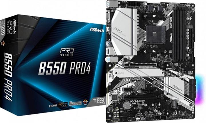 AsRock B550 Pro4 (AM4, AMD B550, ATX)