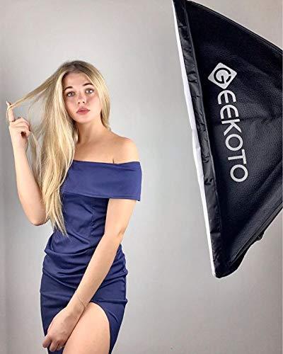 Actual product image Geekoto Softbox set photo studio