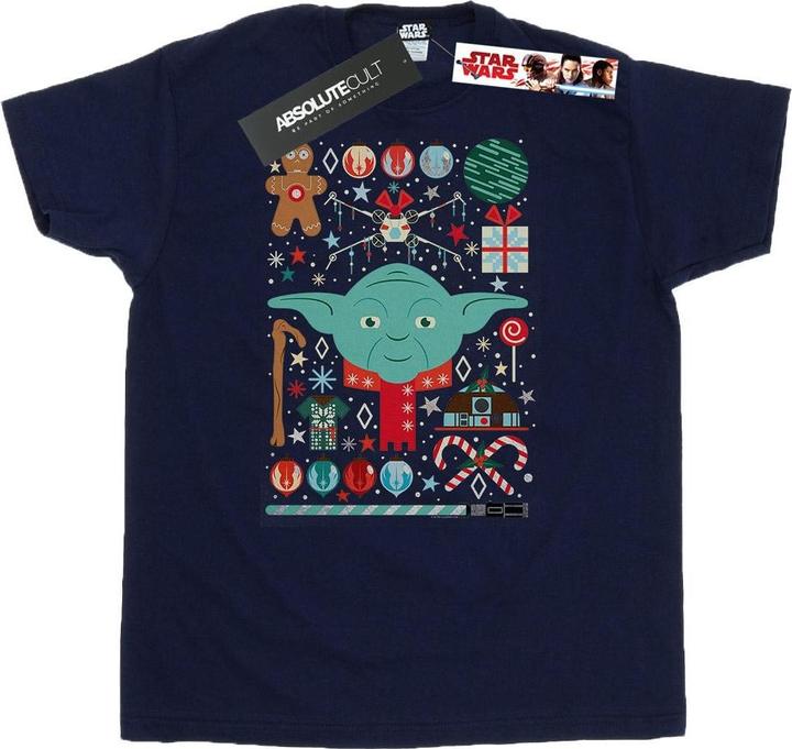 Immagine prodotto Star Wars Yoda Christmas Maglietta Uomo (XL)