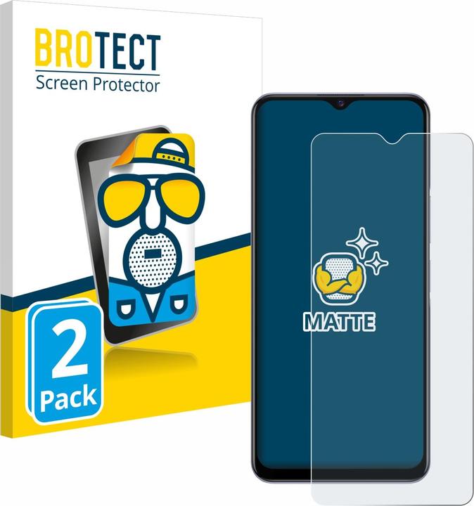 Produktbild BROTECT Entspiegelungs-Schutzfolie Displayschutz Matt (2 Stück, Vivo Y72 5G)