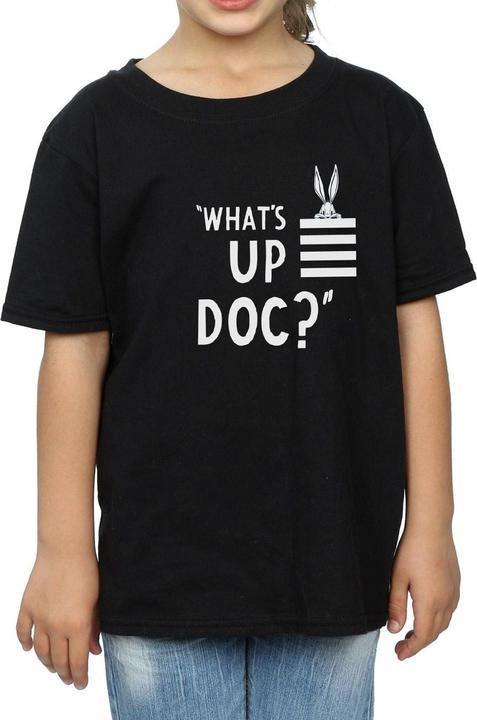 Immagine prodotto Looney Tunes Bugs Bunny What's Up Doc Stripes Maglietta Ragazze (152, 158)